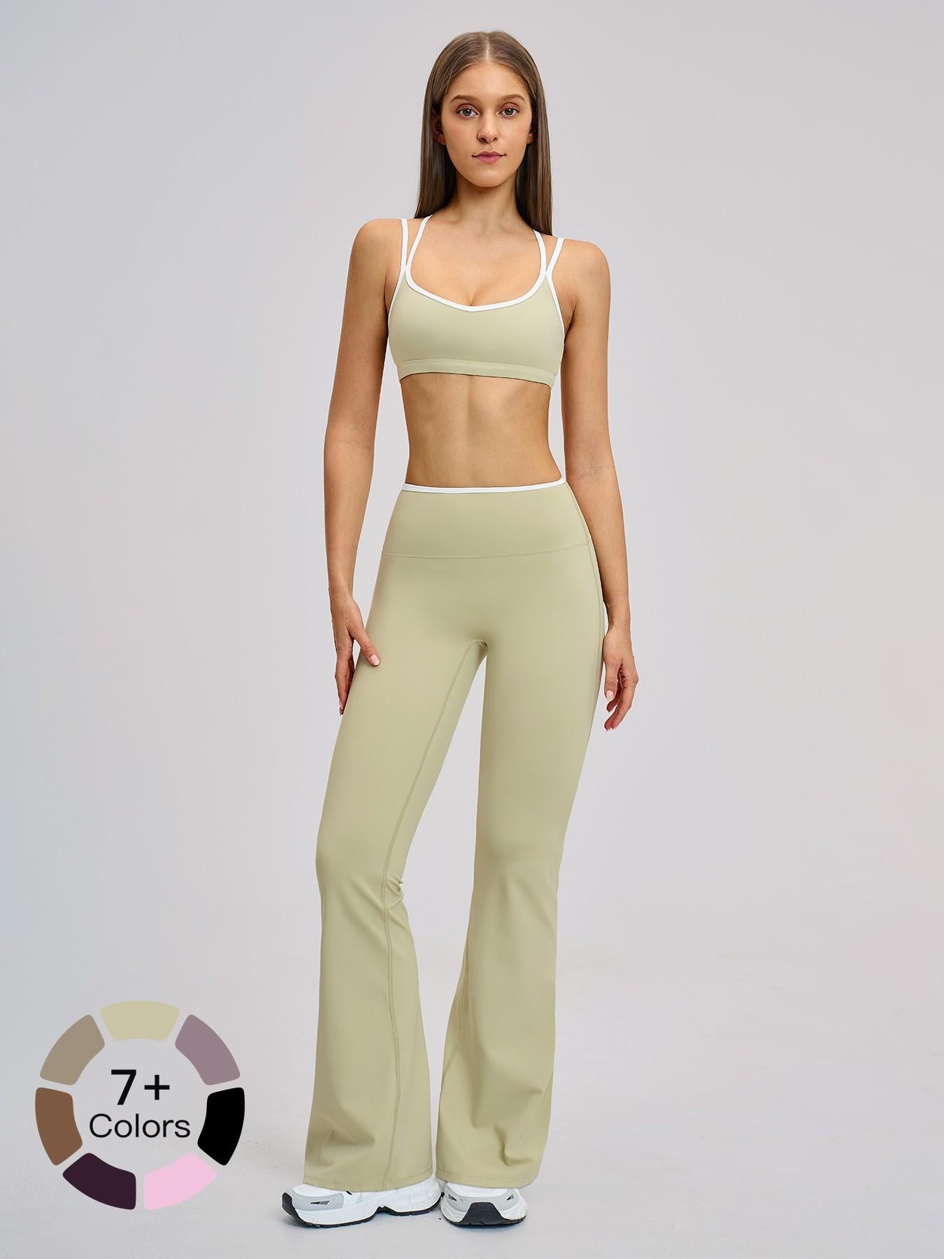 Women's Sporty Yoga Set, Tight-Fitting Backless Design - image 10