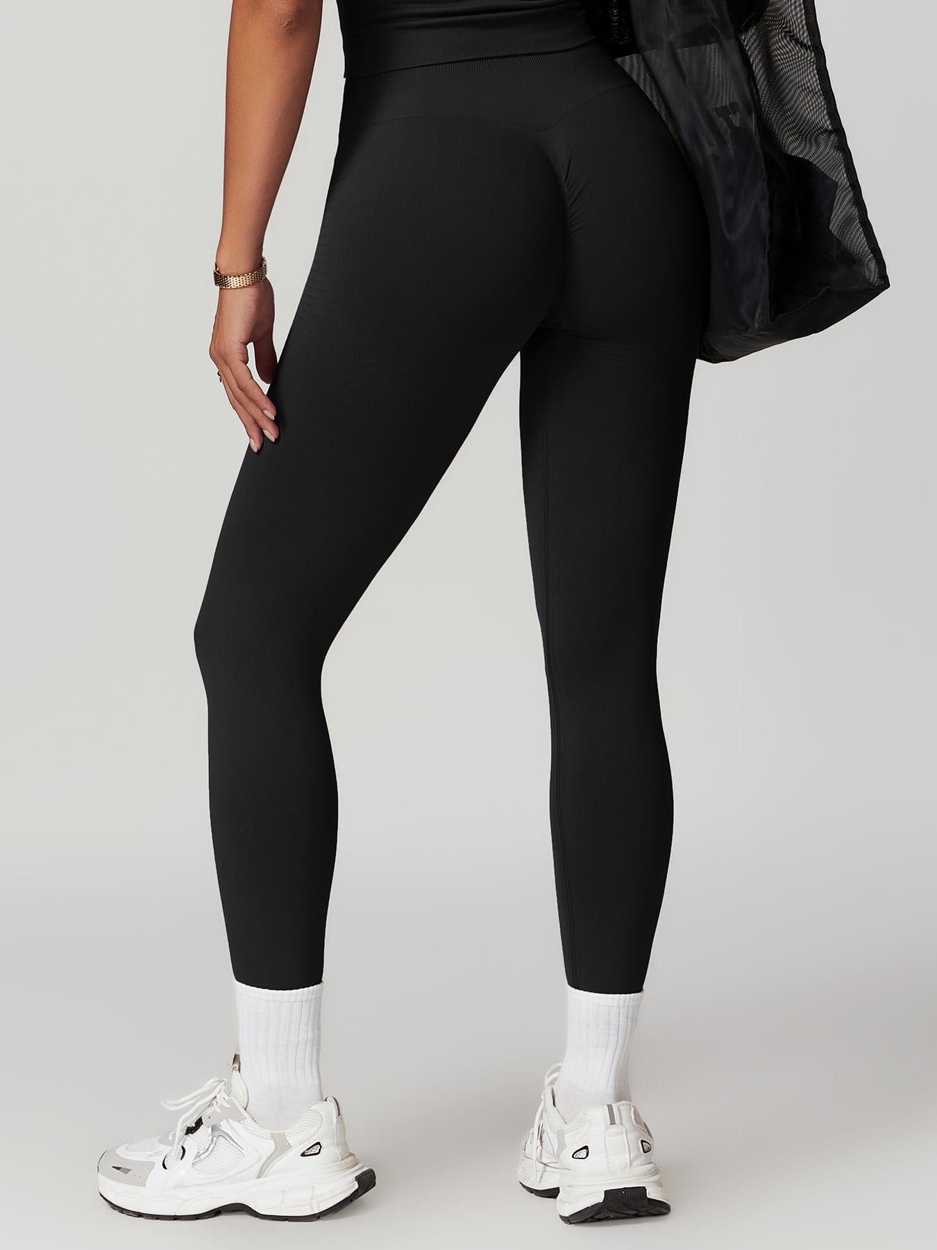 High Waist Yoga Pants for Women, Tight-Fitting Butt Lifting Workout High Waisted Leggings - image 15