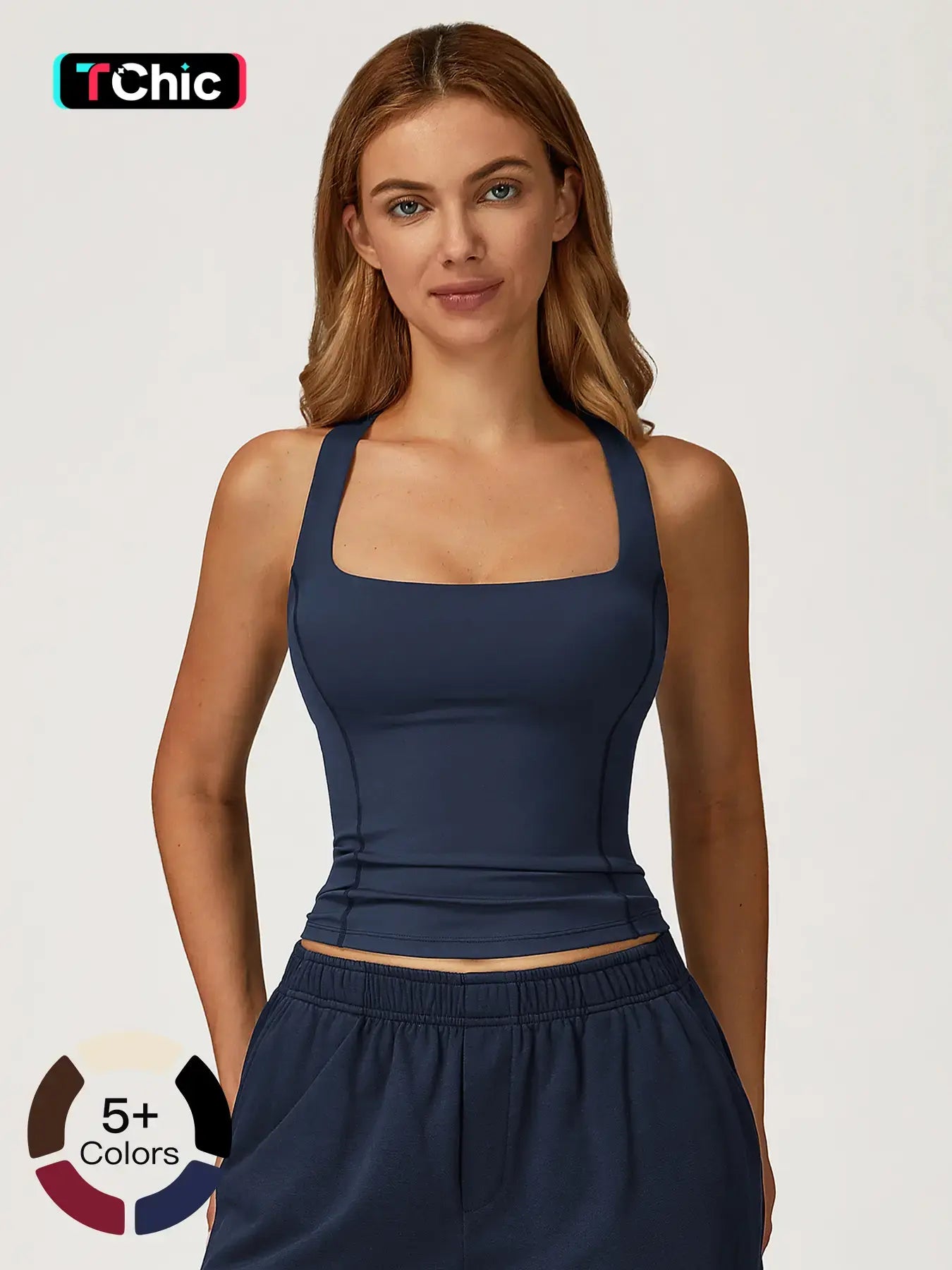 Women's Seamless Yoga Vest, Sleeveless Sports Vests