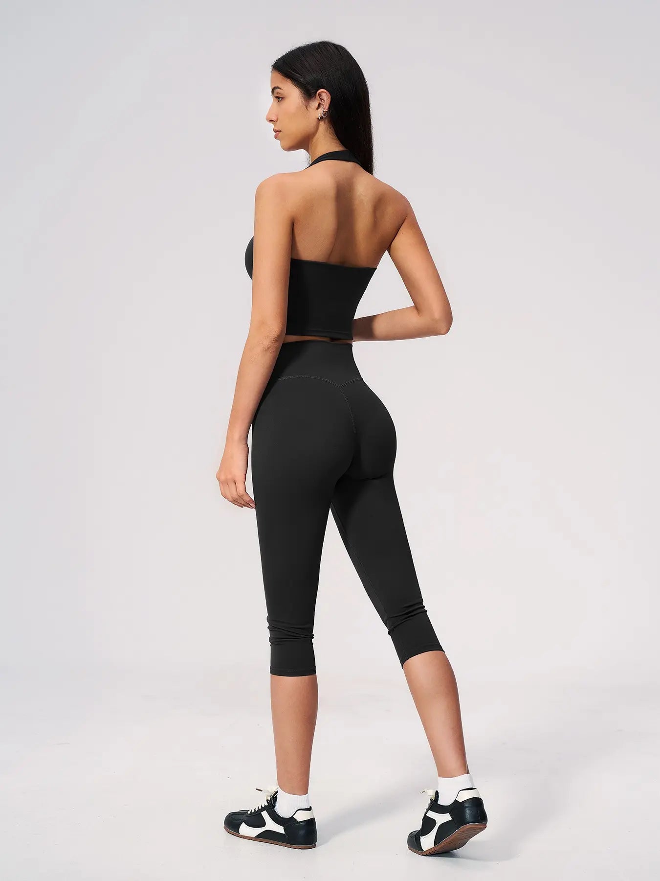 Women's Yoga Set with Quick-Dry High-Waist Butt-Lifting Waist Trainer, Breathable Fitness Outfit - image 9
