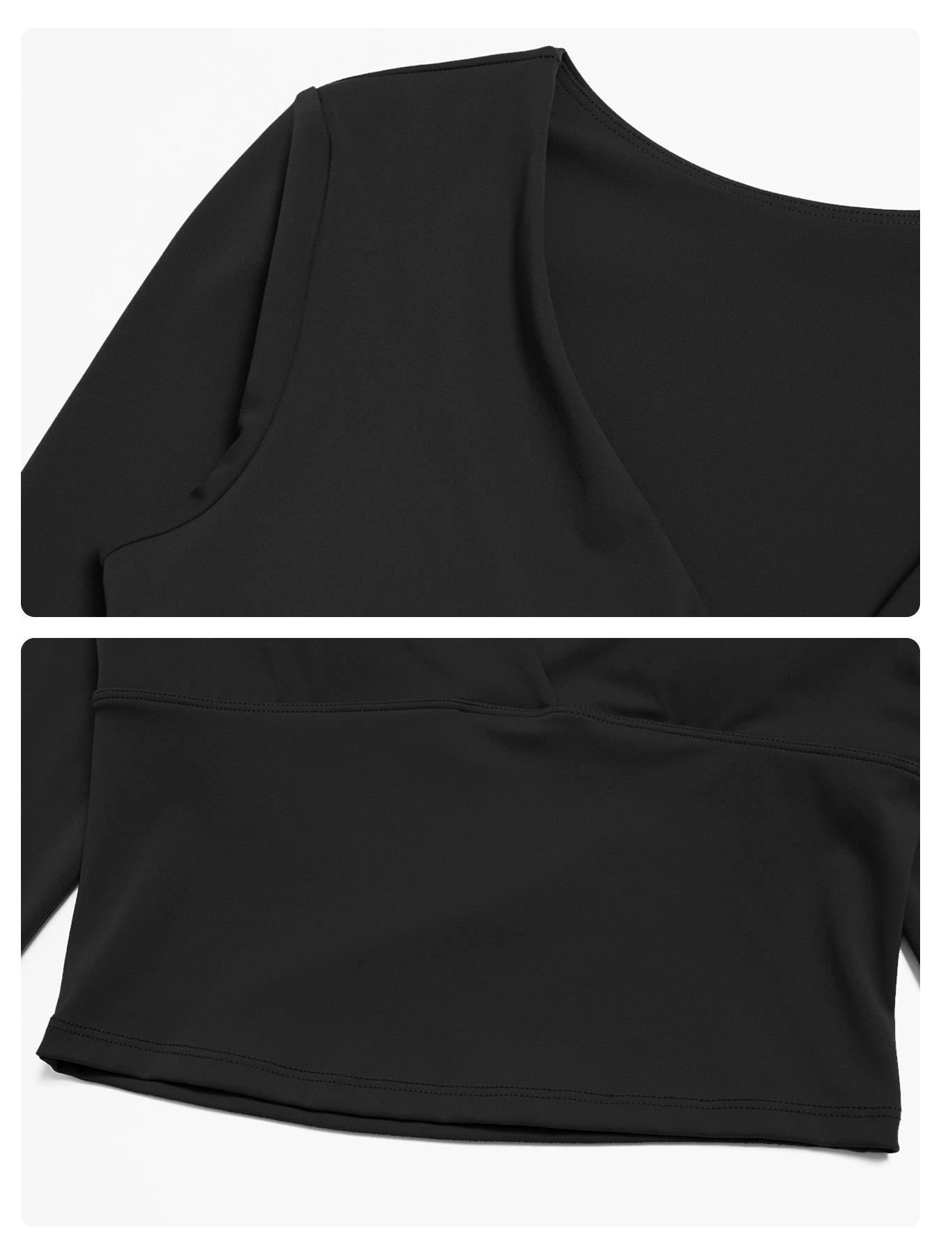 Women's Long Sleeve Yoga Top, European & American Style Spring Summer Pilates Workout Shirt - image 15