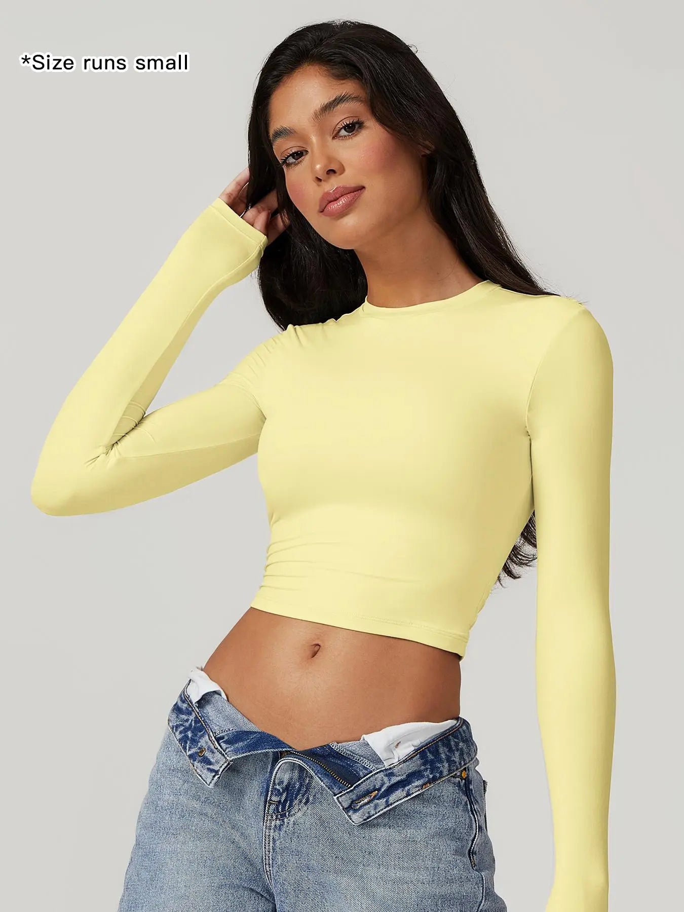 Women's Compression Sports Tee - Quick Drying Long Sleeve