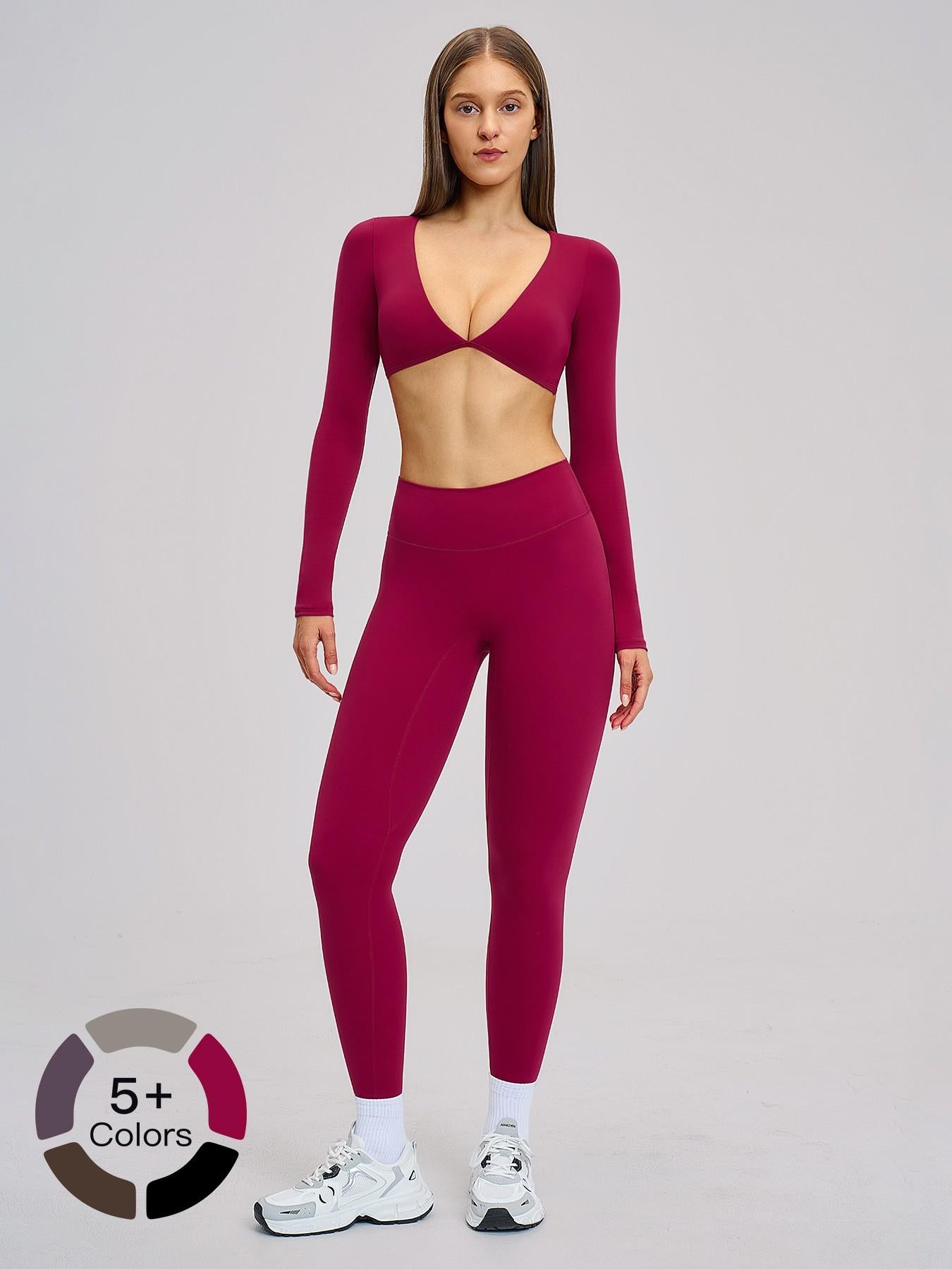 Women's Yoga Set, Microfiber Material - image 21