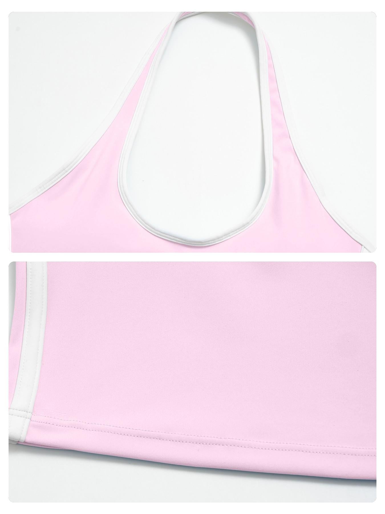 Bare Feel Yoga Set, Colorblock Pilates Training Wear - image 18