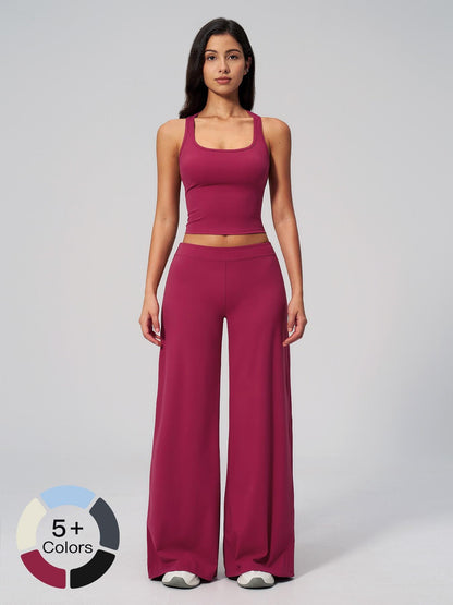Low Waist Fitted Yoga Set for Women, Quick-Dry Athletic Sportswear for Running and Fitness - image 22