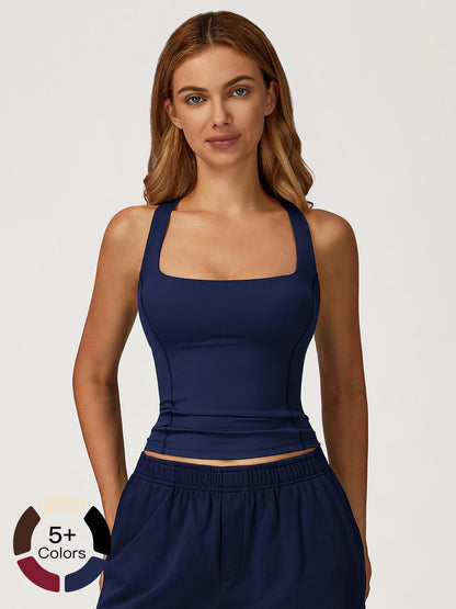 Women's Seamless Yoga Vest, Sleeveless Sports Vests - image 19