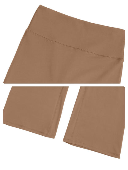 High Waist Yoga Pants, Fitted Wide Leg Bell Bottoms - image 15