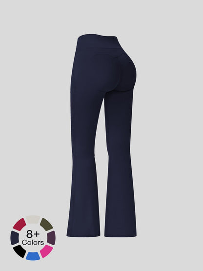 Cloudy Sensation Sport Long Pants, High Waist Butt Lifting Wide Leg Outerwear Bell Bottoms - image 16