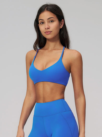 Cloud-Soft Yoga Bra, Quick-Dry Cross-Back Sports Bra - image 15