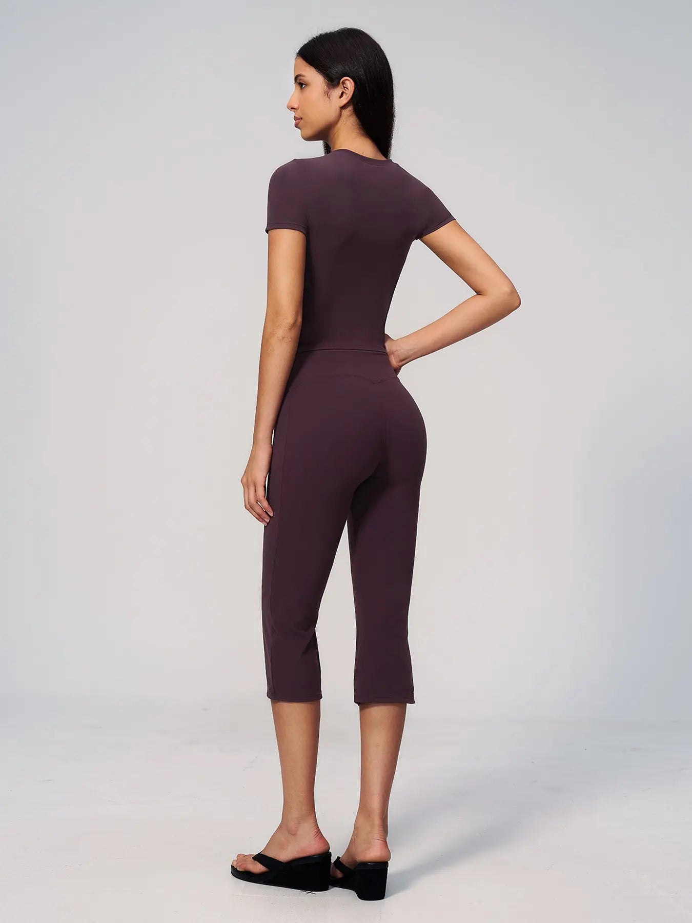 Fashion Yoga Set for Women, High Waist Butt Lifting Tight Fit Slimming Pilates Training Workout… - image 7