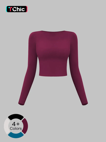 Cross-Border Summer Creamy Fleece Yoga Top Active Tops Long Sleeve, Outdoor Sports Running Fitness…
