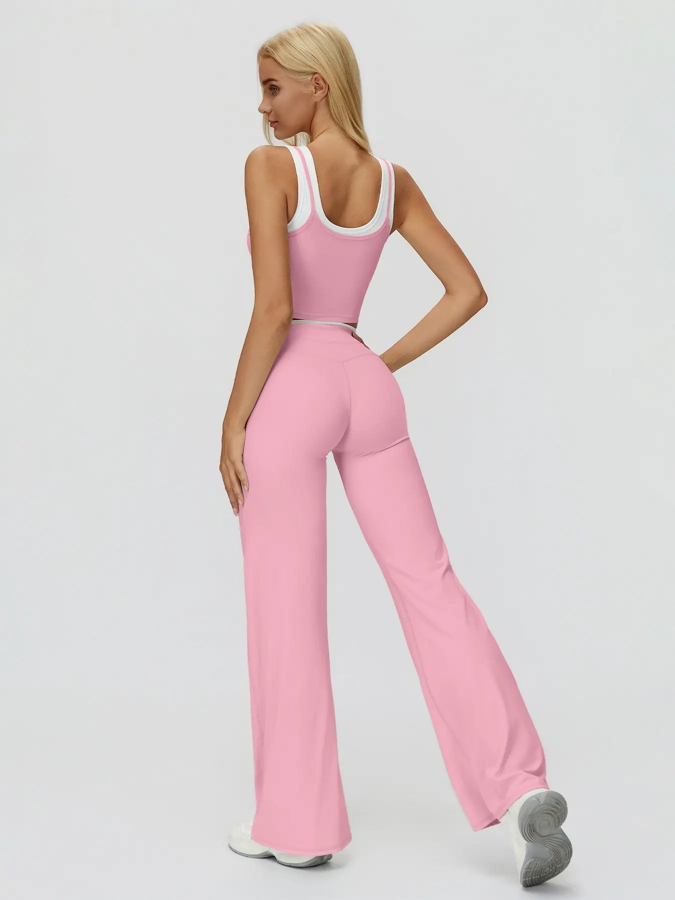 Zecuang Cross-Border Yoga Set, Colorblock Naked Feel - image 9