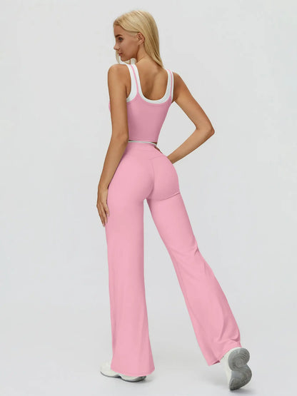 Zecuang Cross-Border Yoga Set, Colorblock Naked Feel - image 9