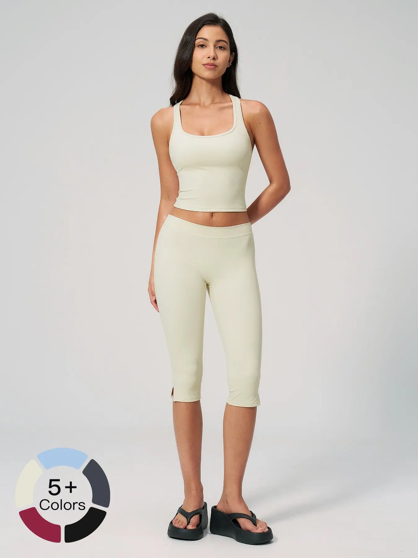 Women’s 2-Piece Yoga Set, High-Stretch Quick-Dry Activewear for Fitness and Sports