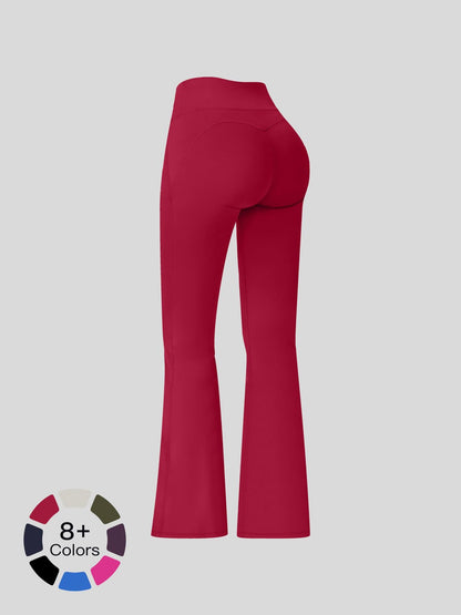 Cloudy Sensation Sport Long Pants, High Waist Butt Lifting Wide Leg Outerwear Bell Bottoms - image 15