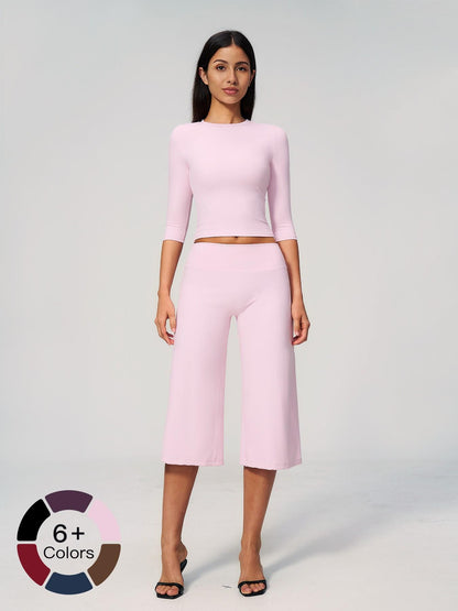 Cross-Border Yoga Set for Women, High Waist Butt Lifting Casual Outdoor Fitness Running Sports… - image 13
