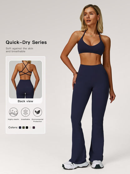 Women's 2-Piece Sports Pants Set Yoga, Running Outfits & Fitness Activewear - image 19
