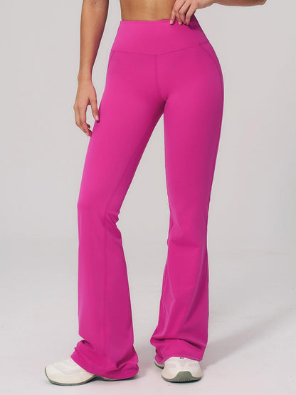 Cloudy Sensation Sport Long Pants, High Waist Butt Lifting Wide Leg Outerwear Bell Bottoms - image 15