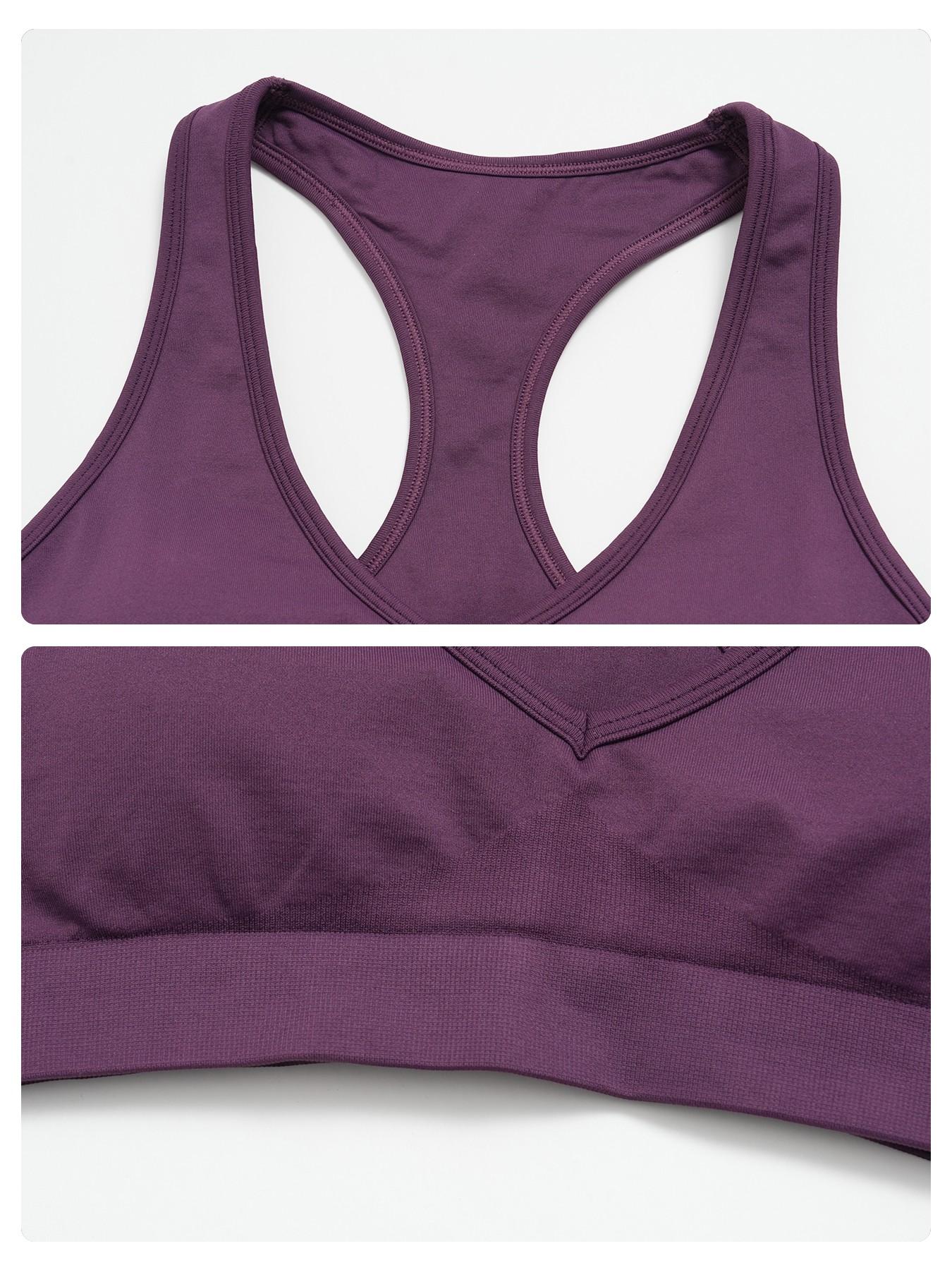 Seamless Yoga Workout Set, V-Neck Tight Fit Quick-Dry Moisture-Wicking High Waist Butt Lifting Sports… - image 17