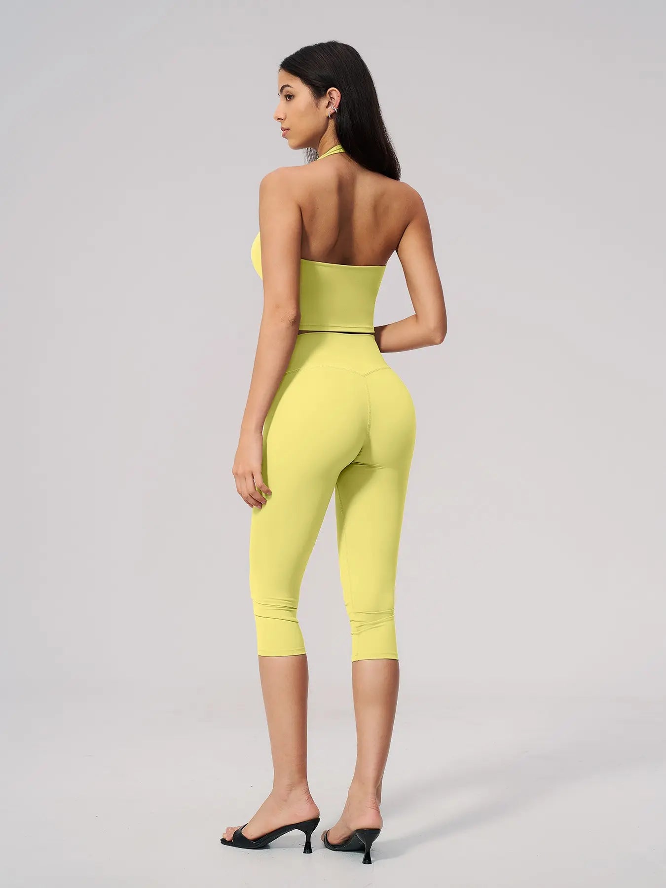 Women's Yoga Set with Quick-Dry High-Waist Butt-Lifting Waist Trainer, Breathable Fitness Outfit - image 8
