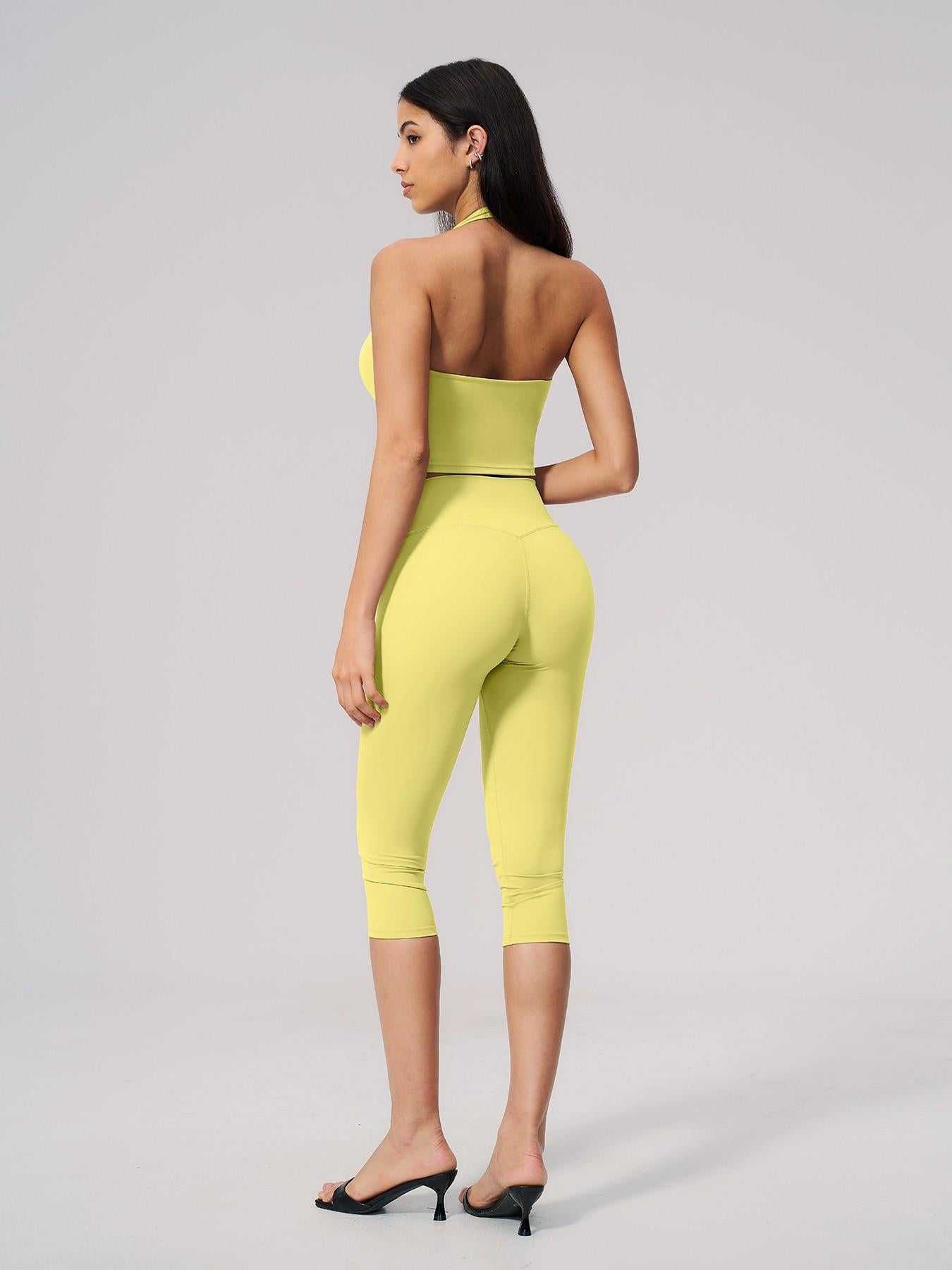 Women's Yoga Set with Quick-Dry High-Waist Butt-Lifting Waist Trainer, Breathable Fitness Outfit - image 12