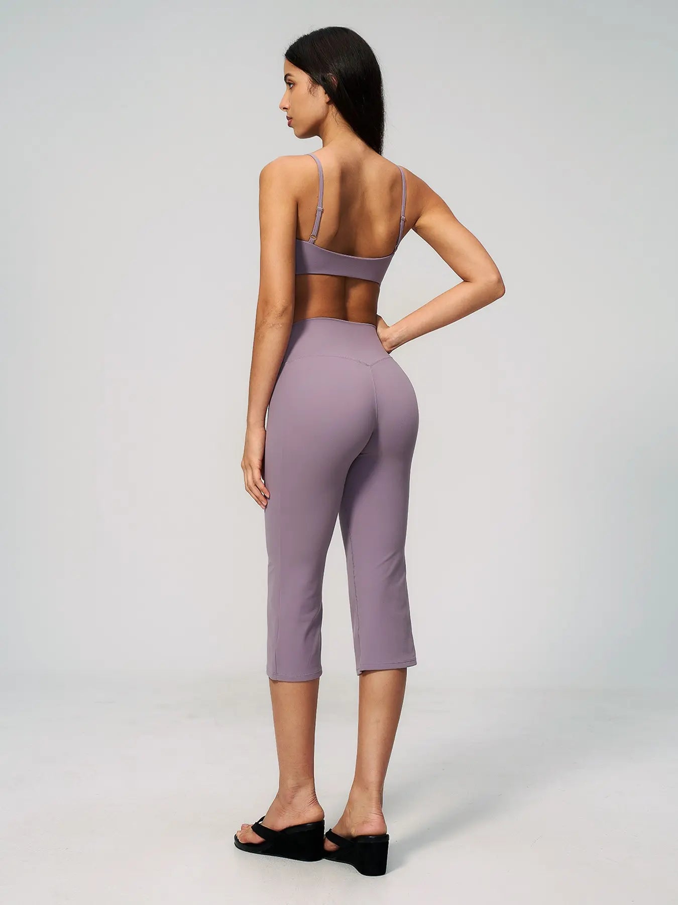 Cross-Border Yoga Set Shockproof Back Beauty Casual Outdoor Sports Fitness Butt Lifting High Waist… - image 8