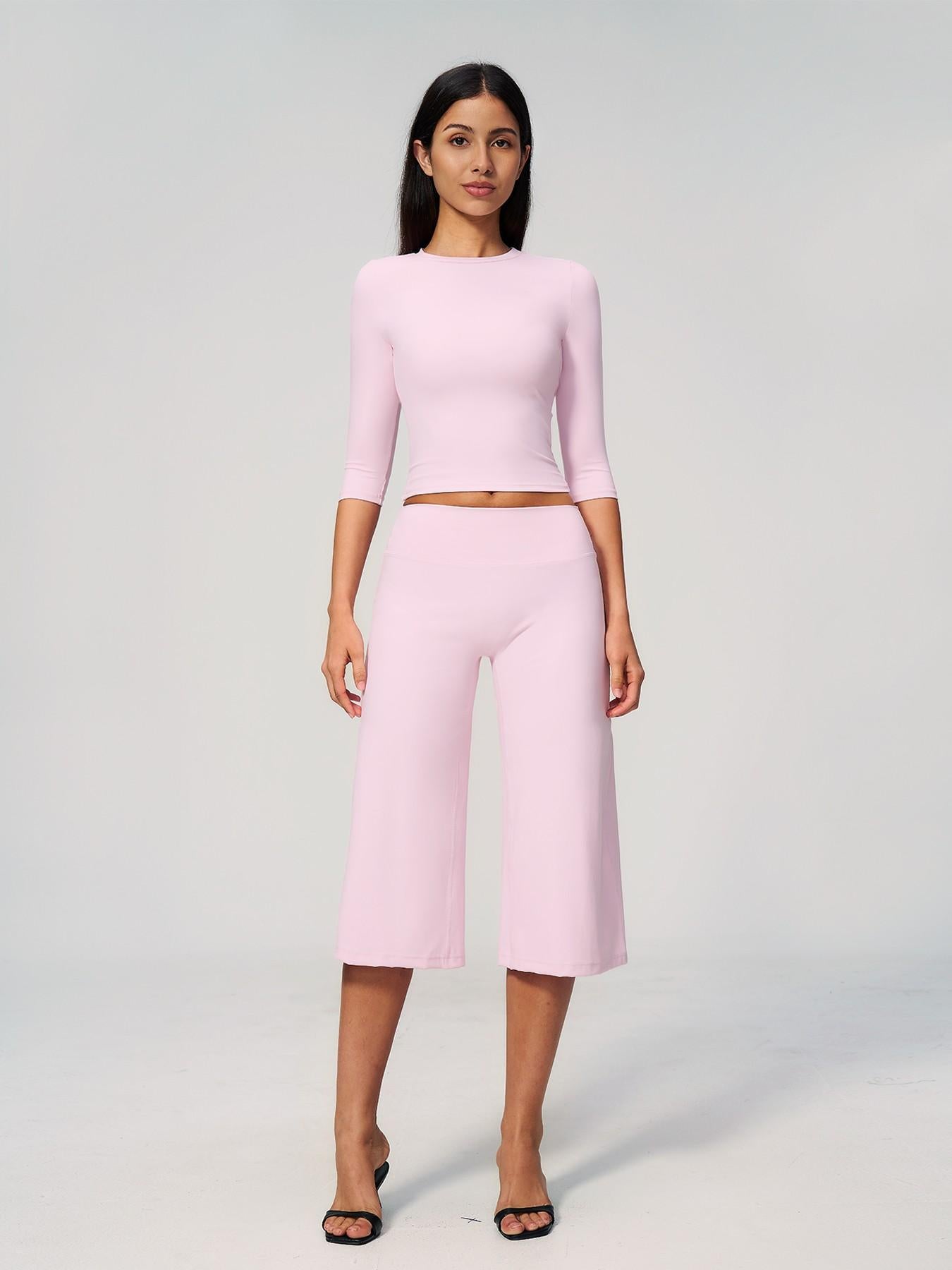 Cross-Border Yoga Set for Women, High Waist Butt Lifting Casual Outdoor Fitness Running Sports… - image 14