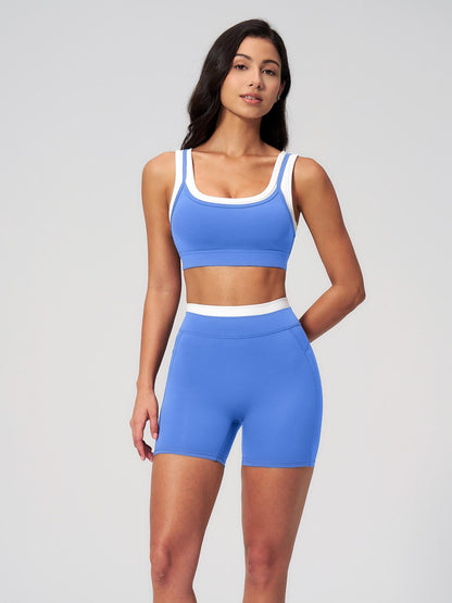 Women's Two-Piece Colorblock Yoga Set, Activewear Set - image 14