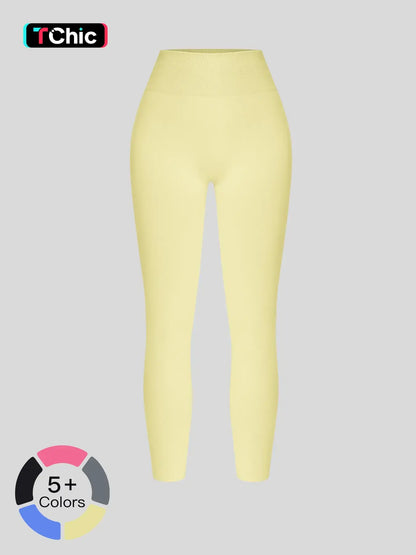 Women's Seamless High-Waisted Yoga Pants, Tight-Fitting Tummy Control