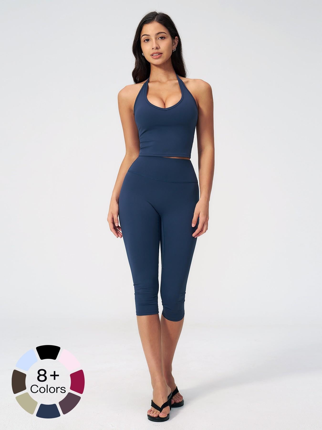 Women's Casual Commuter Tank Top Sports Set, Slim Fit Yoga - image 20