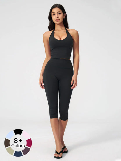 Women's Casual Commuter Tank Top Sports Set, Slim Fit Yoga - image 4