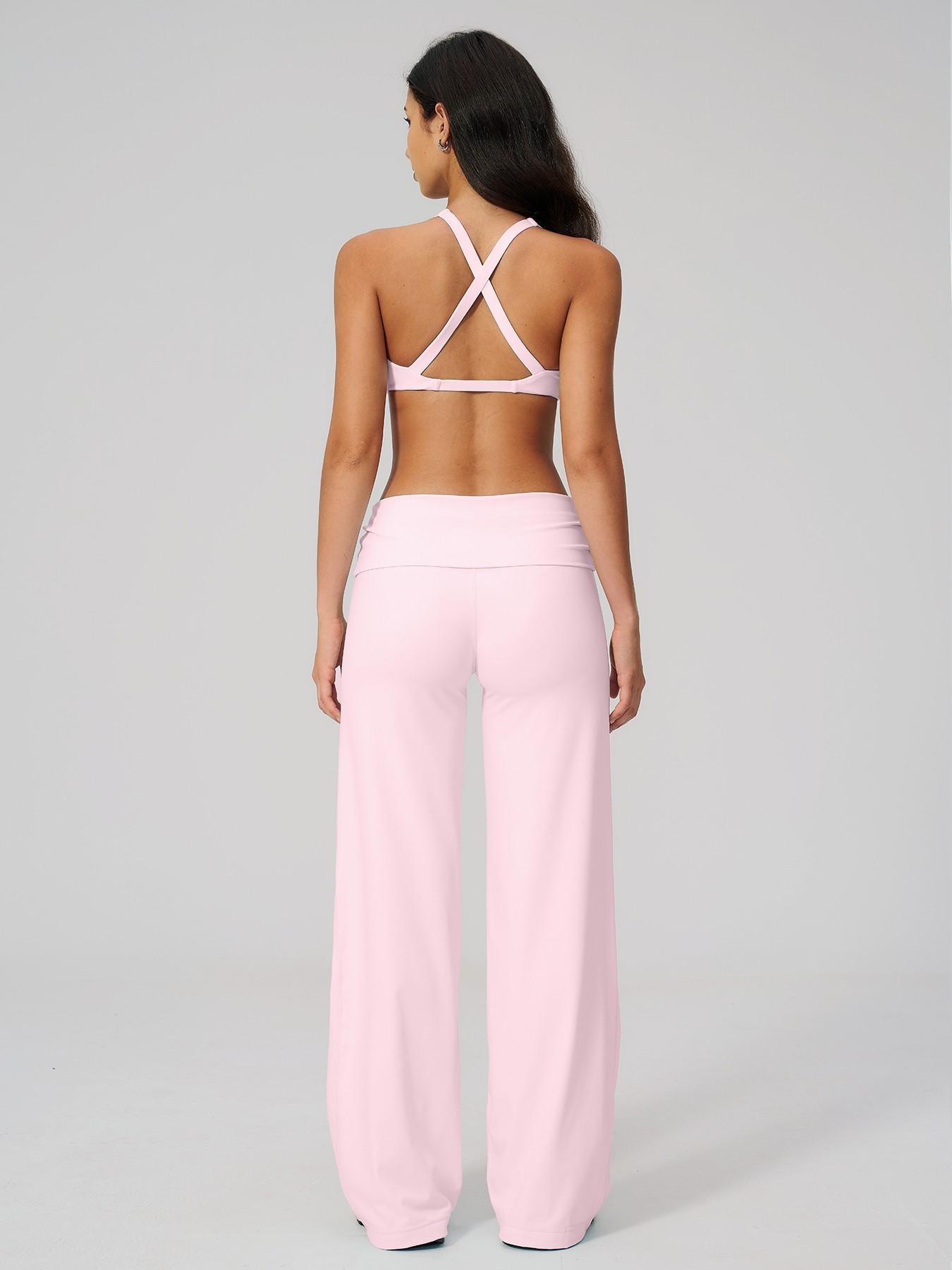 Women's Summer Fashion Yoga Set, Backless Sportswear - image 12