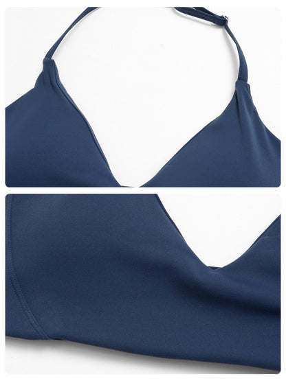Women's Summer Outdoor Yoga Set, Slim Fit Backless Design - image 17