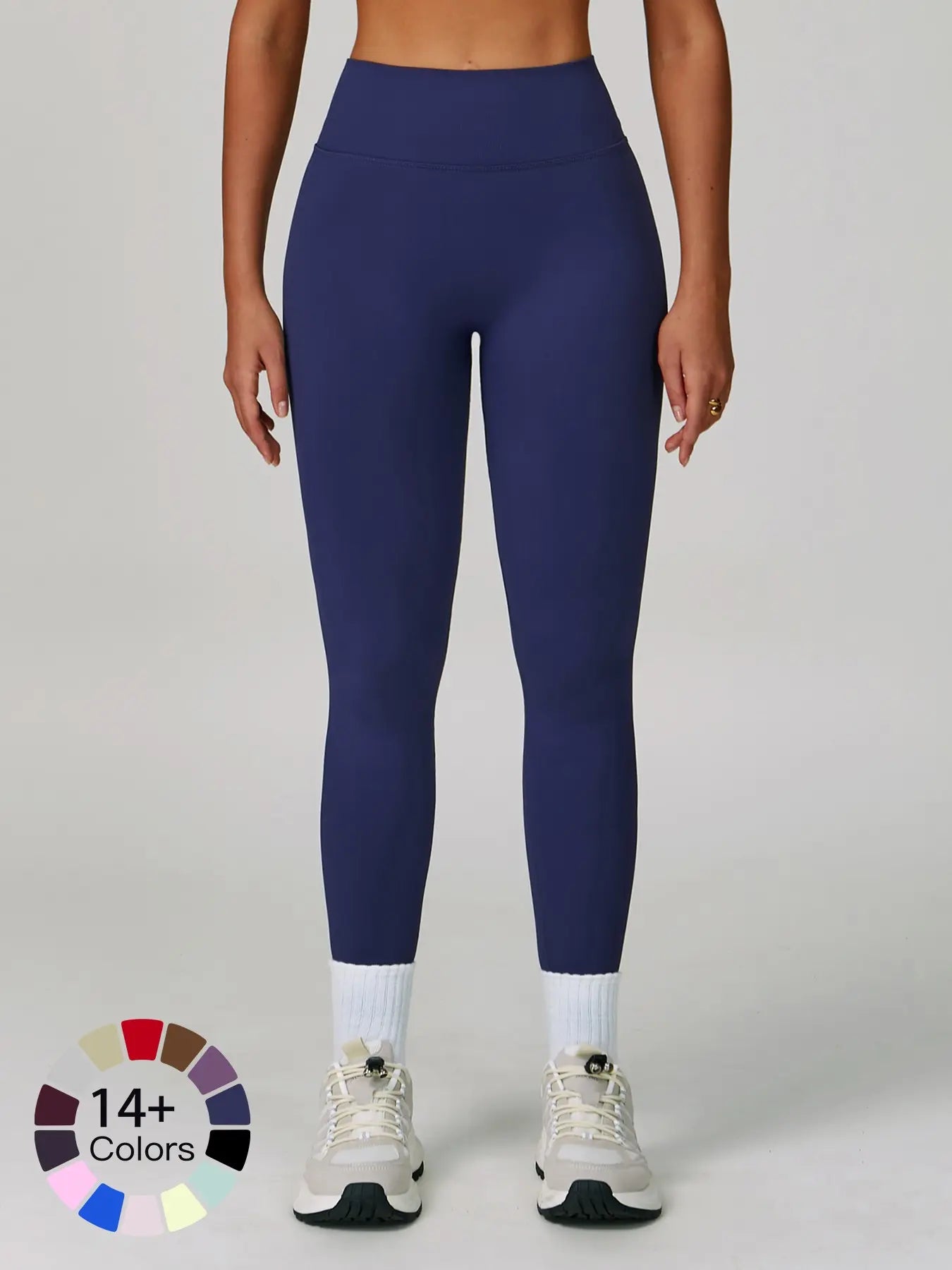 Seamless Peach Butt Yoga Pants, V-Shape Tight Fit Slimming Running Sports Quick-Dry Fitness Long Pants