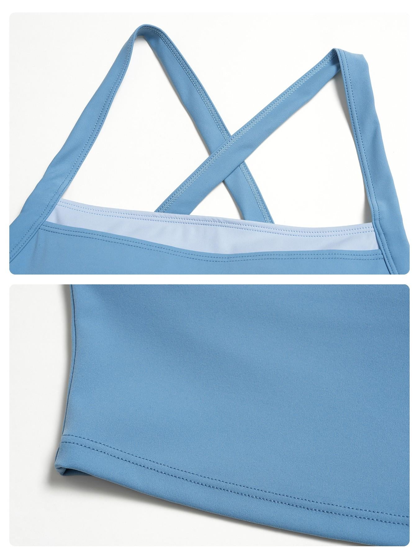 Cross-Back Sportswear Set, Quick-Dry Running & Fitness - image 16