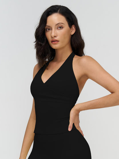 Women's V Neck Yoga Tank Top, Sports Tank Tops - image 14