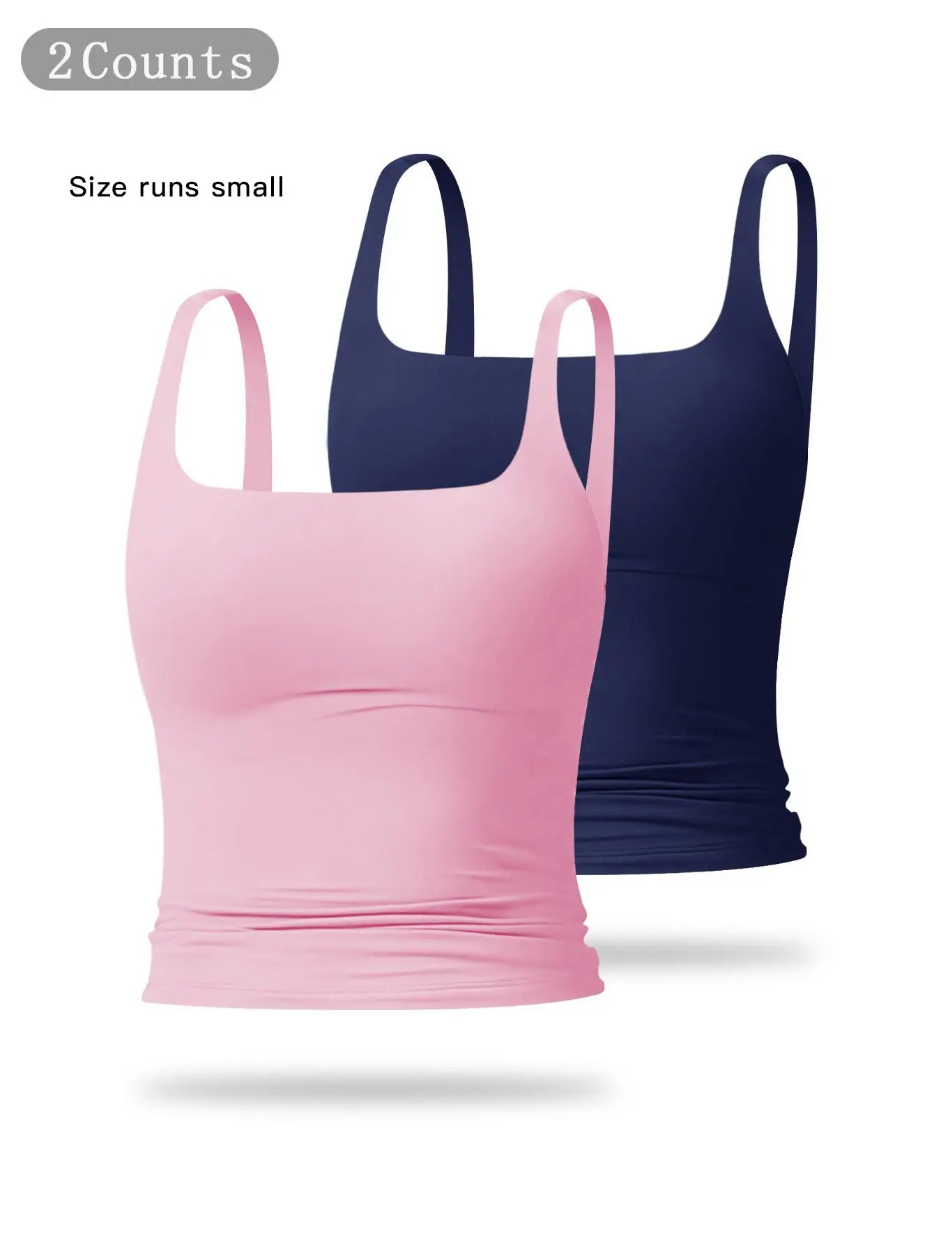 Women's Solid Color Sports Tank Top for Yoga & Gym