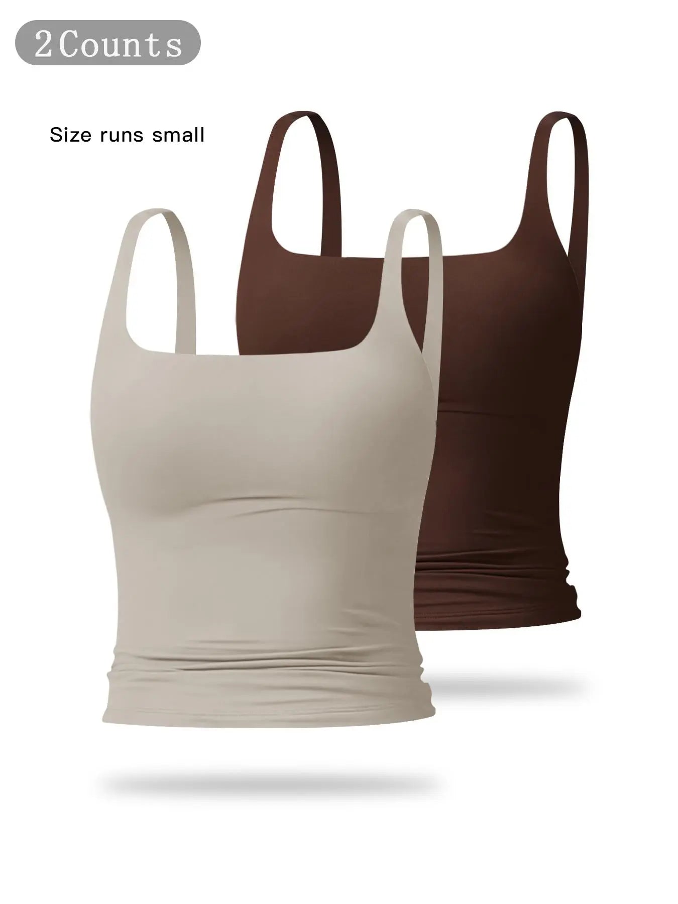 Women's Solid Color Sports Tank Top for Yoga & Gym