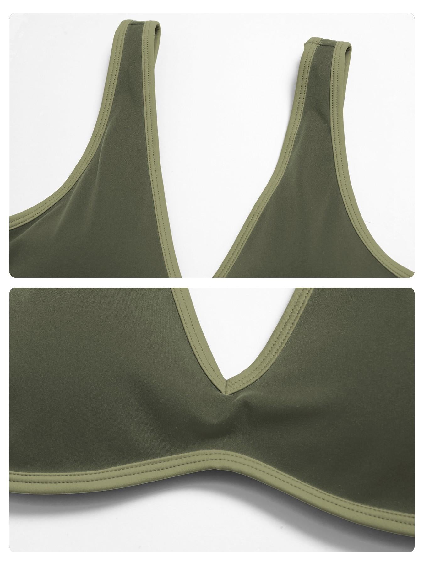 High Elastic Tight Yoga Set for Women, Flip Waist Fitness Bare Feel Sports Running Yoga - image 18