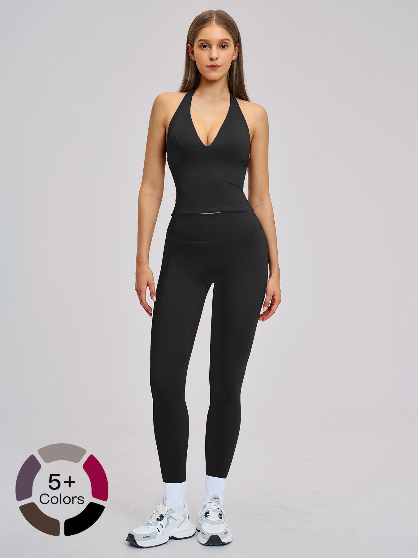 Spring Outdoor Sports Fitness Set, Fleece Tight Yoga - image 10