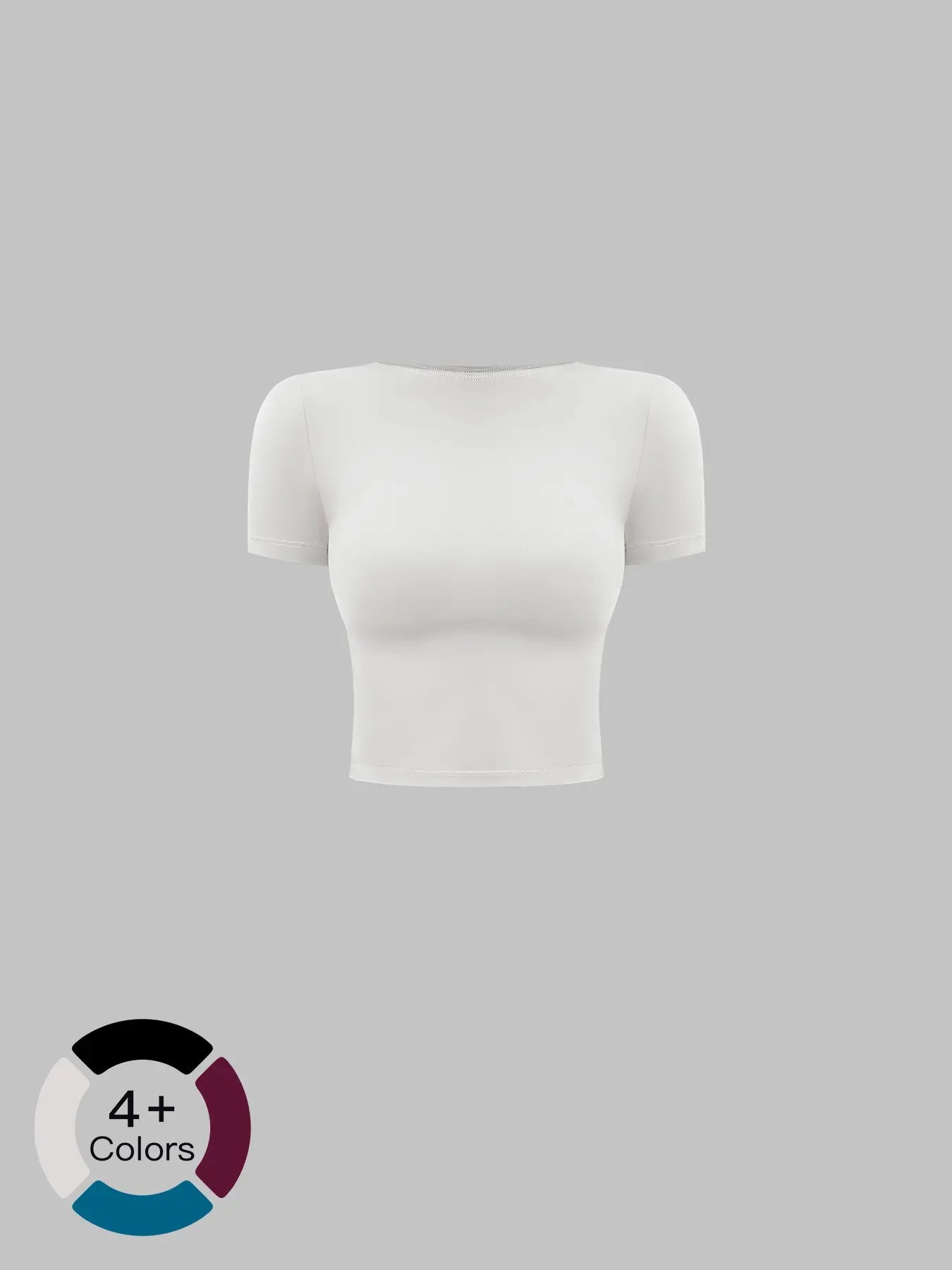Creamy Soft Fleece Yoga for Women, Slim Fit Short Sleeve Top - image 5