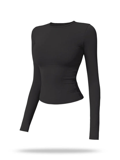 New Fleece Long Sleeve Yoga Top, High Strength Fitness Wear - image 5