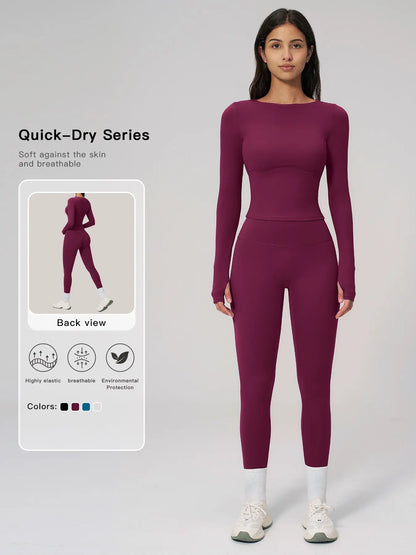 High-End Yoga Top for Women, Outdoor Running Sportswear