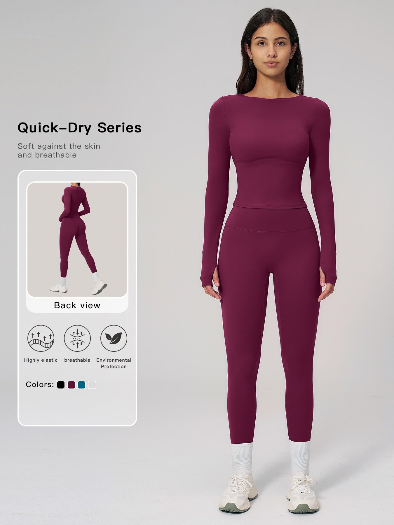 High-End Yoga Top for Women, Outdoor Running Sportswear - image 11