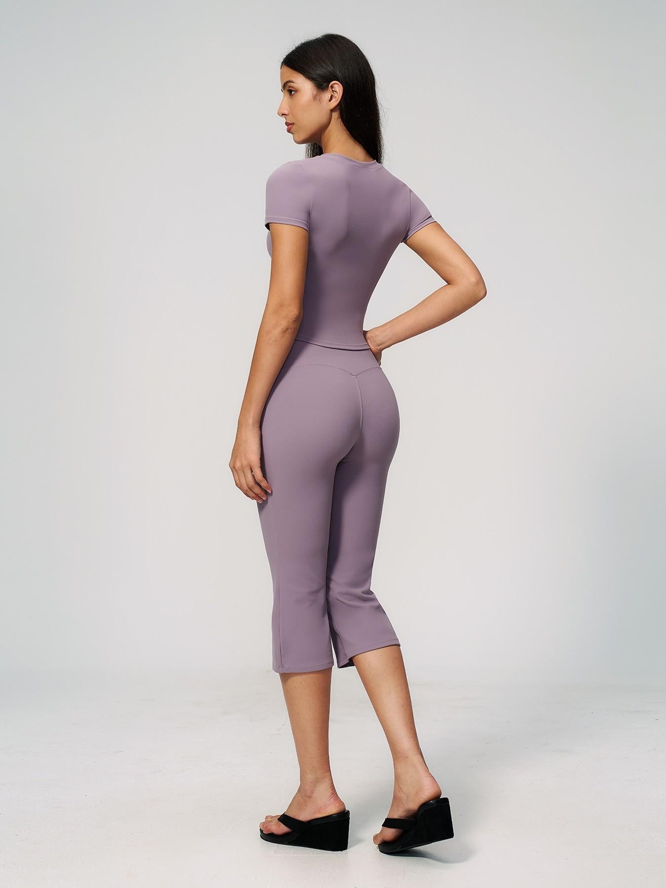 Fashion Yoga Set for Women, High Waist Butt Lifting Tight Fit Slimming Pilates Training Workout… - image 12