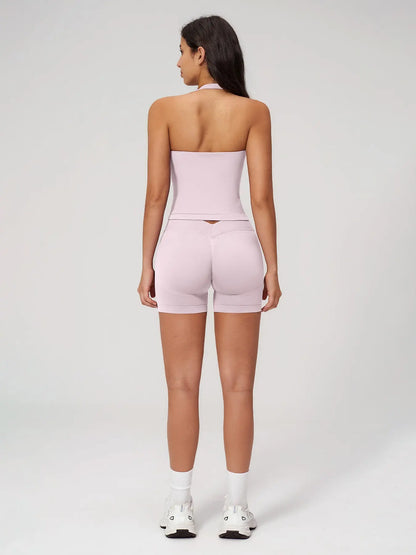 Seamless Yoga Set for Women, Tight Running Quick-Dry Sports Tank Top - image 9