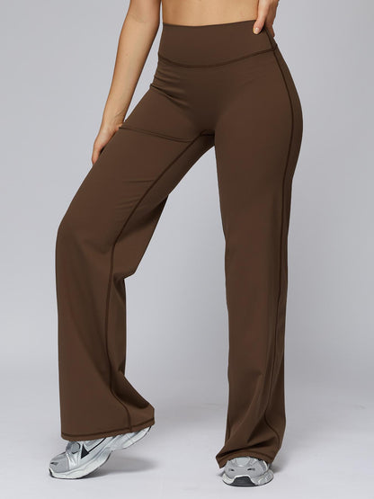 High Waist Flare Leg Yoga Pants, Casual Dance Workout Trousers - image 15