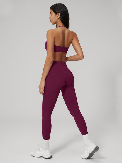 Women's Fleece Yoga Set, Quick-Dry Bra and Workout Pants - image 12