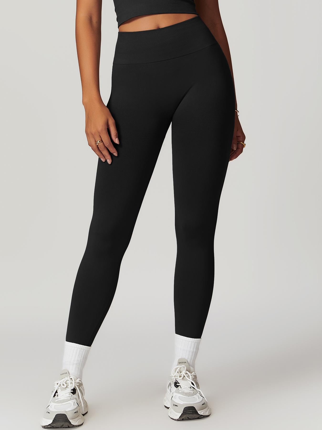 High Waist Yoga Pants for Women, Tight-Fitting Butt Lifting Workout High Waisted Leggings - image 14