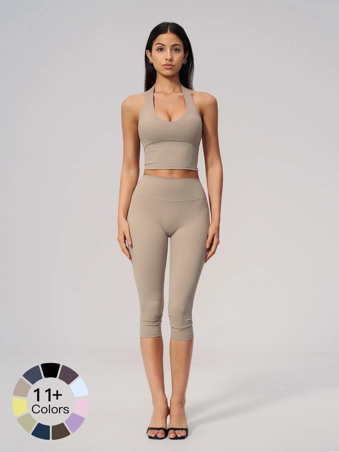 Women's Yoga Set with Quick-Dry High-Waist Butt-Lifting Waist Trainer, Breathable Fitness Outfit - image 4